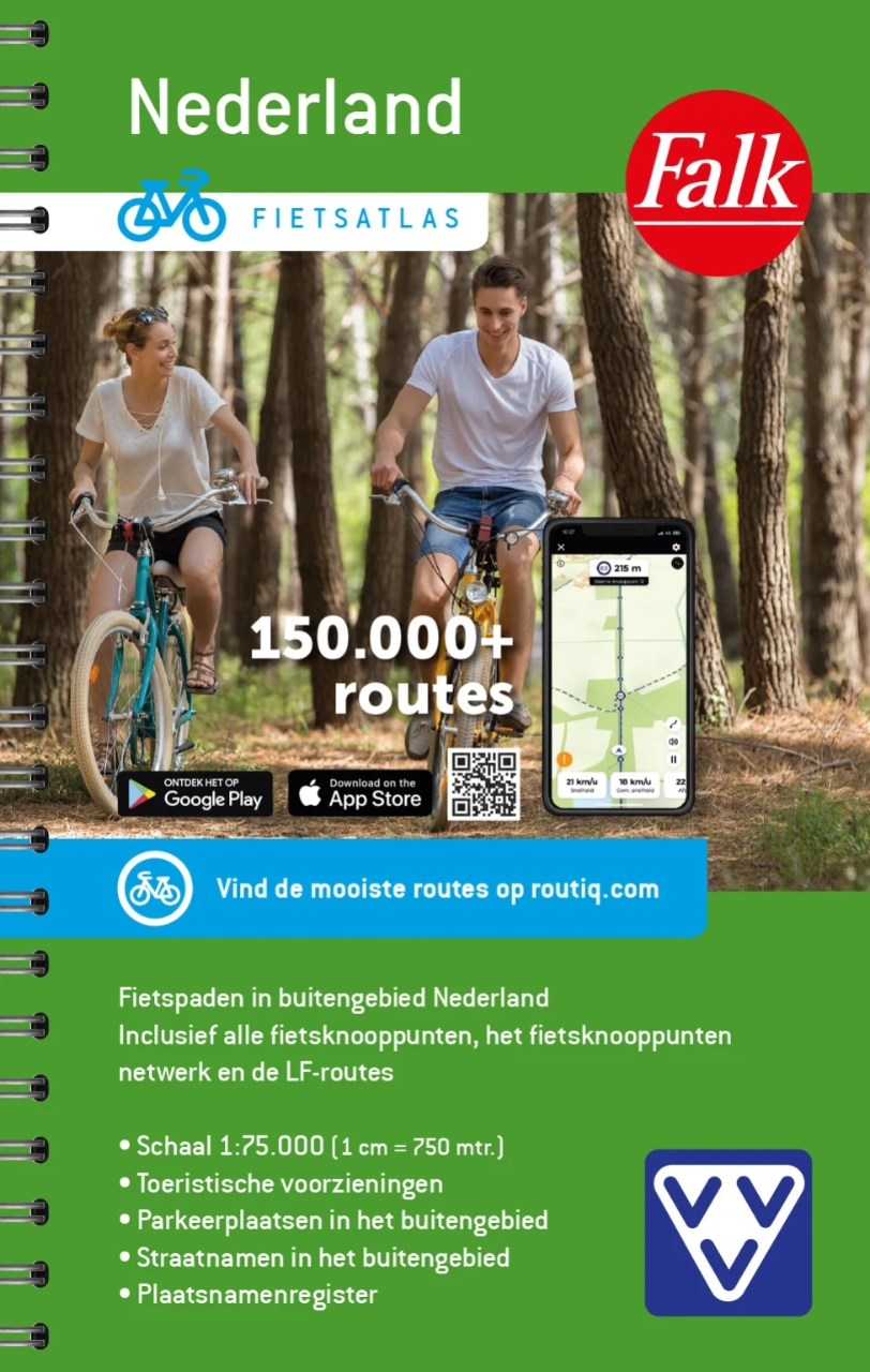 Atlas vélo Pays-bas Falk