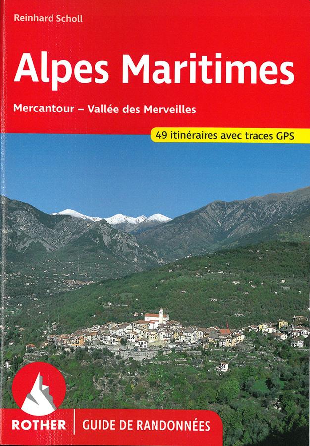 Alpes Maritimes guide de randonnees Rother.