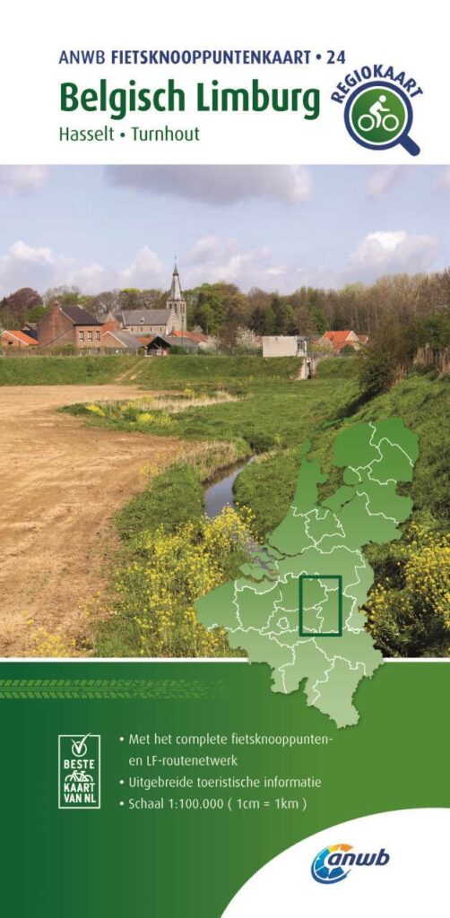 Belgique Limburg Carte ANWB anwb.