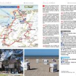 carte et texte explicatif d un itinéraire des Boucles a velo en Normandie