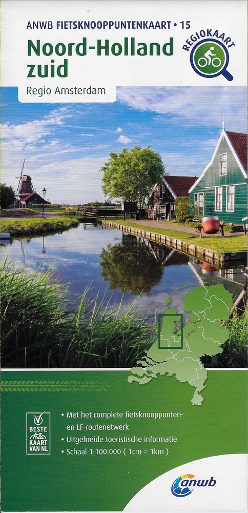 Map ANWB n°15 Noord-holland zuid