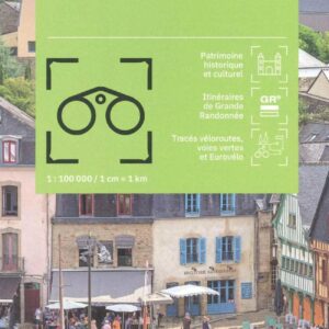Carte Morbihan - Vannes, Lorient, Belle-île, Quiberon, île de Groix IGN TOP 100
