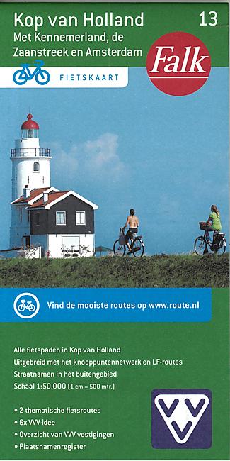 Kop Van Holland - carte vélo Falk 13