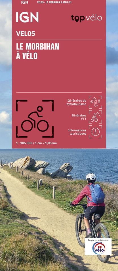 Morbihan by Bike- IGN Map
