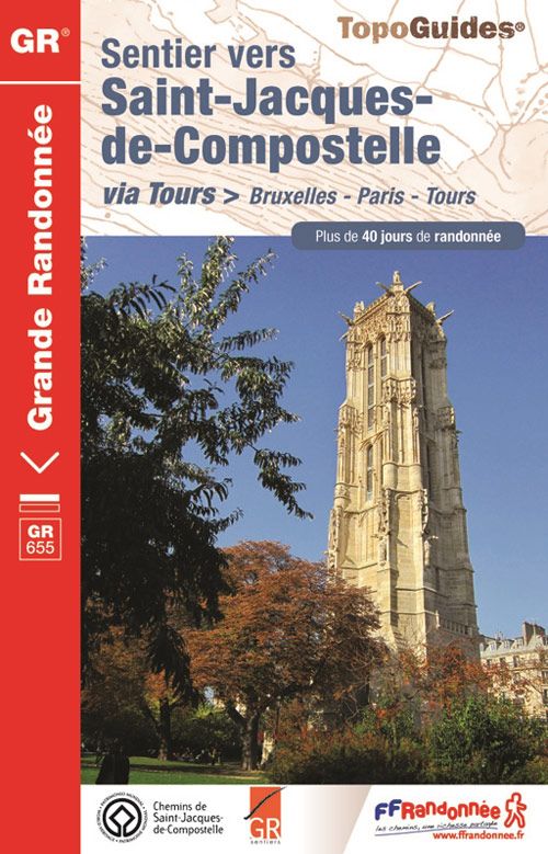 Sentier vers Saint Jacques de Compostelle Via Tours.