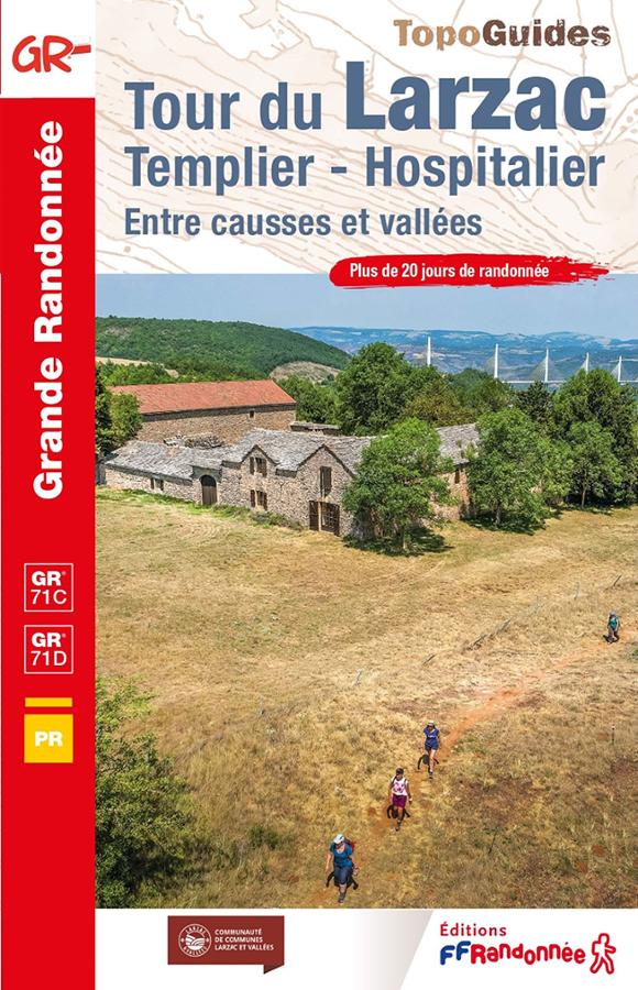 Tour du Larzac - Templier - Hospitalier, topoguide FFRP