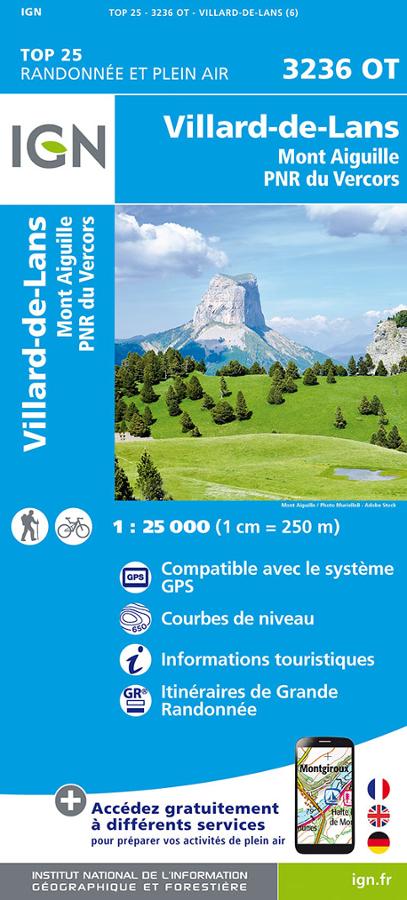 Villard de Lans Mont Aiguille PNR Vercors TOP.