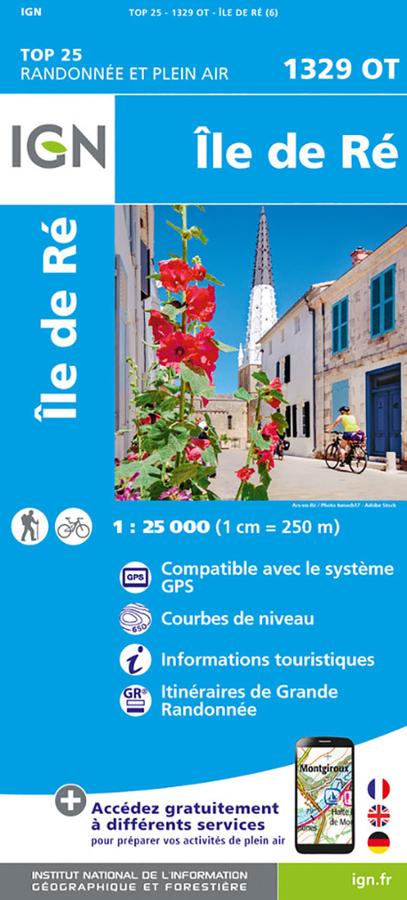 Carte IGN, Île de Ré