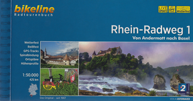 Véloroute du Rhin partie 1 - Andermatt à Bâle