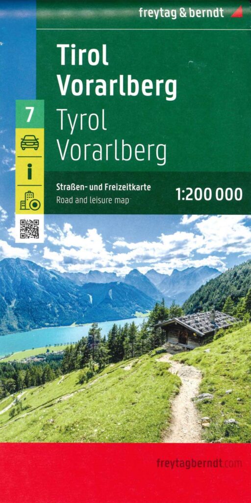 Carte touristique - Tyrol et Vorarlberg