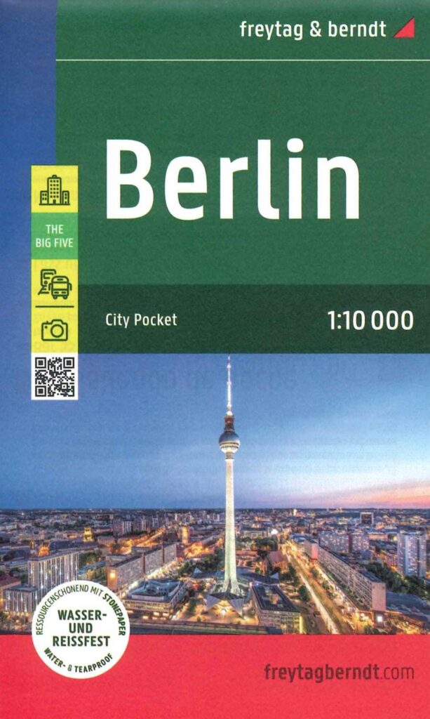 Berlin - Tourist map 1/10,000
