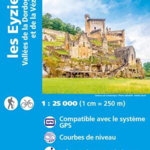carte IGN TOP 25 Eyzies