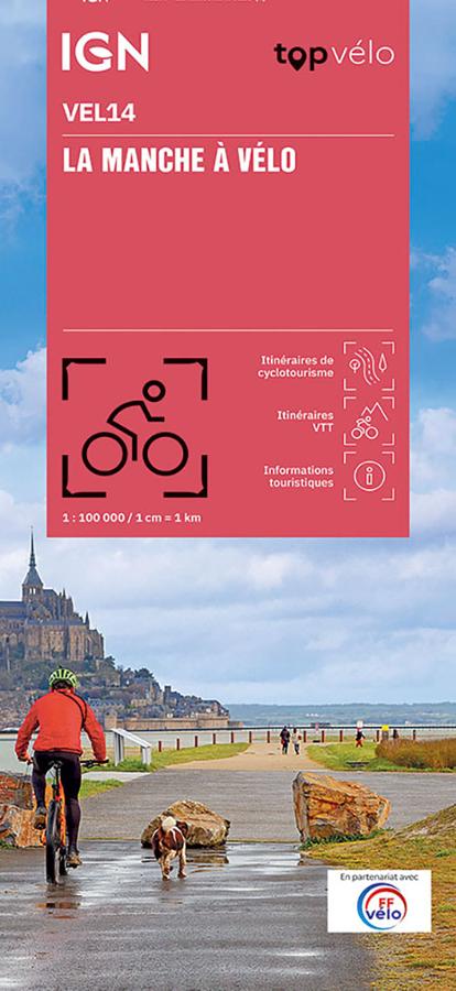 Carte La Manche à vélo – IGN TOP Vélo