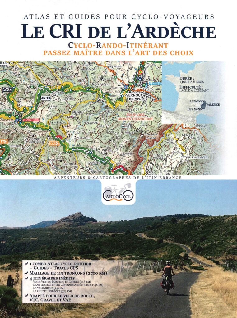 Le CRI de l'Ardèche - Atlas et guide pour Cyclo-Voyageurs