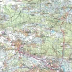 Carte tourisme dans le département du Gard à pied et à vélo