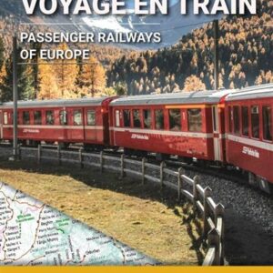 Carte Europe voyage en train
