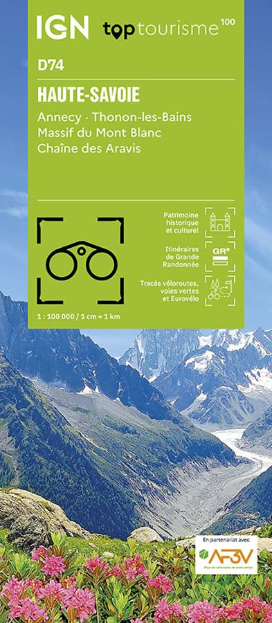 carte IGN TOP100 Haute-savoie