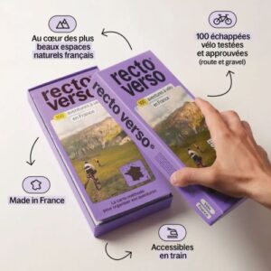 coffret recto verso 100 aventures vélo en France