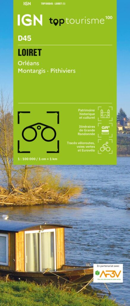 Carte Loiret couverture Top 100 Tourisme