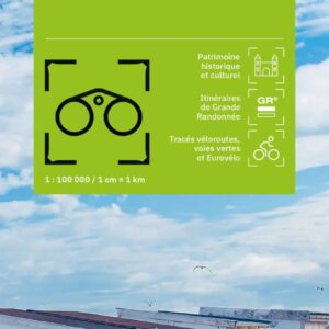 Couverture de la Carte IGN TOP 100 sur le Pas-de-Calais